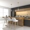 Designers Fountain Westin 60 Watt 1 Light Brushed Gold Pendant with Clear Glass Shade 95730-BG - alternate 2
